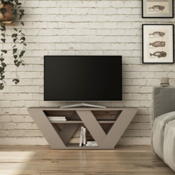 Mueble TV Pipralla moca claro Practica Hogar
