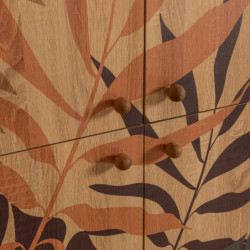 Mueble auxiliar Multilüx Palm multicolor Practica Hogar