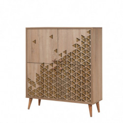 Mueble auxiliar Multilux-120 sonoma roble Practica Hogar