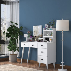 Tocador Bj101-2293 blanco Practica Hogar