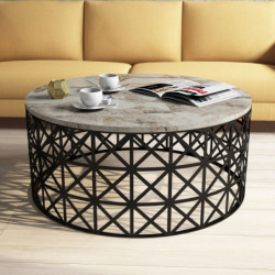 Mesa de centro Selin blanco Practica Hogar