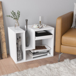 Mesa auxiliar Abies blanco Practica Hogar