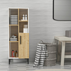 Gabinete multiusos Ephesus Blanco Roble Zafiro Practica Hogar