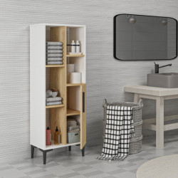 Gabinete multiusos Ephesus Blanco Roble Zafiro Practica Hogar