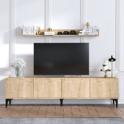 Mueble TV Primo roble zafiro Practica Hogar