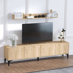 Mueble TV Primo roble zafiro Practica Hogar