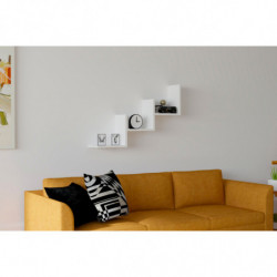 Estante de pared Mist blanco Practica Hogar