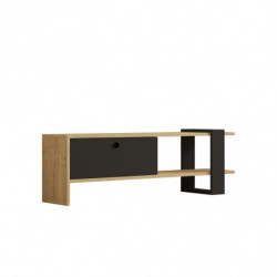 Mueble TV Yonca roble antracita Practica Hogar