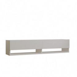 Mueble TV con estante Arges blanco Practica Hogar