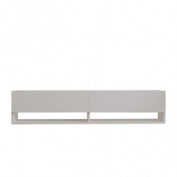Mueble TV con estante Arges blanco Practica Hogar