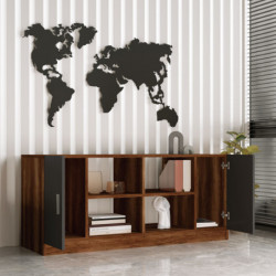 Mueble auxiliar Vario F antracita nogal Practica Hogar