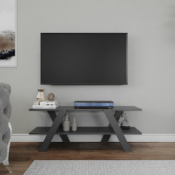 Mueble TV April antracita Practica Hogar