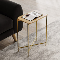 Mesa de centro Shb-003-A Oro Natural Practica Hogar