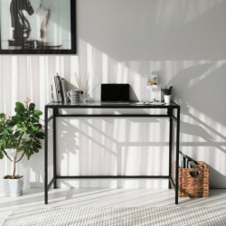 Escritorio de estudio Massası 100x45cm M100 negro Practica Hogar