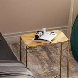 Mesa de centro Shb-003-A Oro Natural Practica Hogar