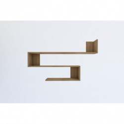 Estante de pared Penne roble zafiro Practica Hogar