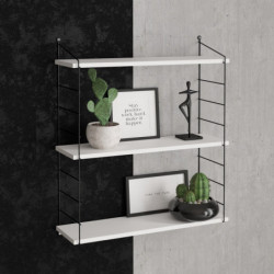 Estante de pared Armoni 3'lü blanco Practica Hogar
