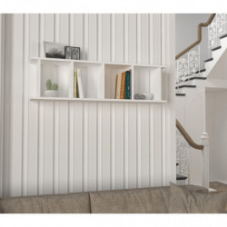 Librería Snow blanco Practica Hogar