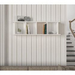 Librería Snow blanco Practica Hogar