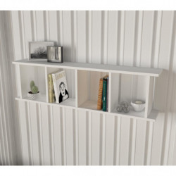 Librería Snow blanco Practica Hogar