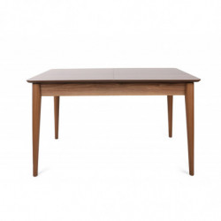 Mesa de comedor extensible Lotus-1123 nogal Practica Hogar