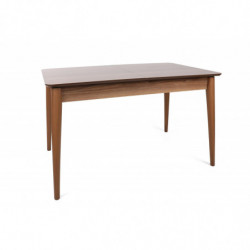 Mesa de comedor extensible Lotus-1123 nogal Practica Hogar