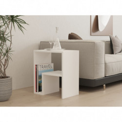 Mesa auxiliar Yepa blanco Practica Hogar