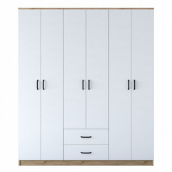 Armario BA113-2337 blanco nogal Practica Hogar