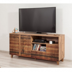 Mueble TV Marina Mila-755 pino atlántico Practica Hogar