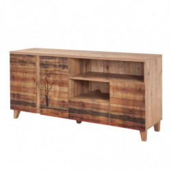 Mueble TV Marina Mila-755 pino atlántico Practica Hogar