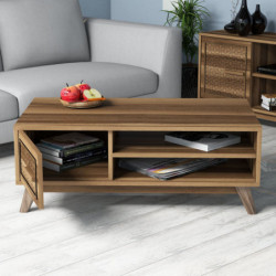 Conjunto de muebles de salón Ayla nogal Practica Hogar