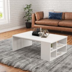Mesa de centro Defne blanco Practica Hogar