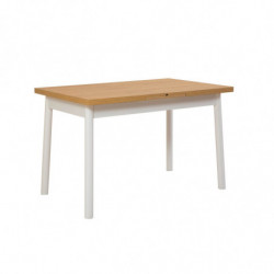 Mesa de comedor extensible Oliver Open blanco Practica Hogar