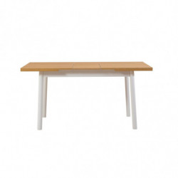 Mesa de comedor extensible Oliver Open blanco Practica Hogar