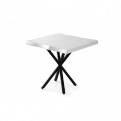 Mesa comedor Safir-1461 blanco Practica Hogar