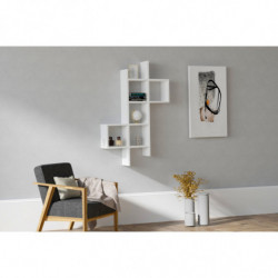 Estante de pared Keno blanco Practica Hogar