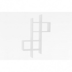 Estante de pared Keno blanco Practica Hogar