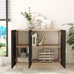Mueble auxiliar Vario E roble negro Practica Hogar