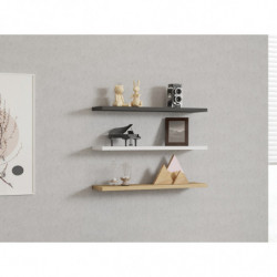 Estante de pared Boss zafiro antracita blanco Practica Hogar