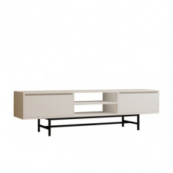 Mueble TV con estante Tauber blanco Practica Hogar