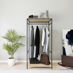 Armario Ansbach L658 roble negro Practica Hogar