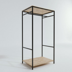 Armario Ansbach L658 roble negro Practica Hogar