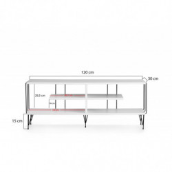 Mueble TV Eze blanco Practica Hogar