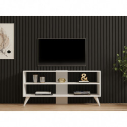 Mueble TV One blanco Practica Hogar