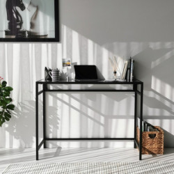 Escritorio de estudio Massası 100x45cm M100F humo negro Practica Hogar
