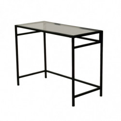 Escritorio de estudio Massası 100x45cm M100F humo negro Practica Hogar
