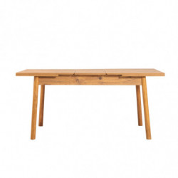 Set mesa comedor extensible y sillas (4 piezas) Santiago pino atlántico verde Practica Hogar