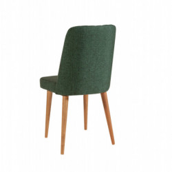 Set mesa comedor extensible y sillas (4 piezas) Santiago pino atlántico verde Practica Hogar