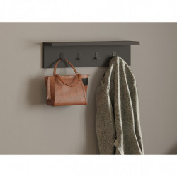 Estante de pared Ayla antracita Practica Hogar