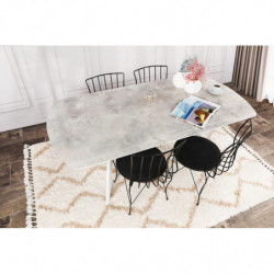 Mesa comedor Ares 1042 blanco Practica Hogar